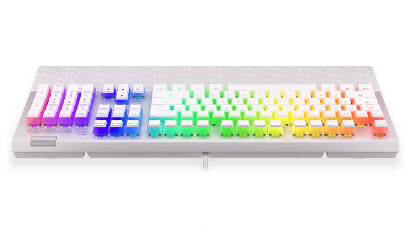 Klávesnice ENDORFY Omnis Pudding Onyx Kailh Blue, RGB, US layout bílá, Klávesnice, ENDORFY, Omnis, Pudding, Onyx, Kailh, Blue, RGB, US, layout, bílá