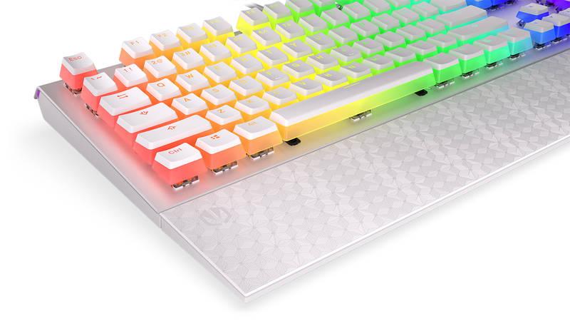 Klávesnice ENDORFY Omnis Pudding Onyx Kailh Blue, RGB, US layout bílá, Klávesnice, ENDORFY, Omnis, Pudding, Onyx, Kailh, Blue, RGB, US, layout, bílá