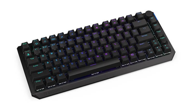 Klávesnice ENDORFY Thock 75% Wireless Black switche, US layout, RGB černá, Klávesnice, ENDORFY, Thock, 75%, Wireless, Black, switche, US, layout, RGB, černá