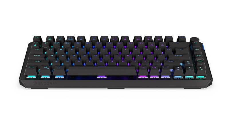 Klávesnice ENDORFY Thock 75% Wireless Black switche, US layout, RGB černá, Klávesnice, ENDORFY, Thock, 75%, Wireless, Black, switche, US, layout, RGB, černá