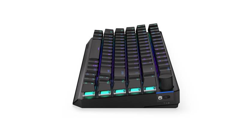 Klávesnice ENDORFY Thock 75% Wireless Black switche, US layout, RGB černá, Klávesnice, ENDORFY, Thock, 75%, Wireless, Black, switche, US, layout, RGB, černá