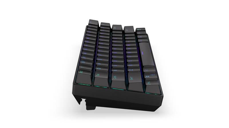 Klávesnice ENDORFY Thock Compact Wireless Kailh Black, RGB, Bluetooth, 2,4GHz, US layout černá, Klávesnice, ENDORFY, Thock, Compact, Wireless, Kailh, Black, RGB, Bluetooth, 2,4GHz, US, layout, černá