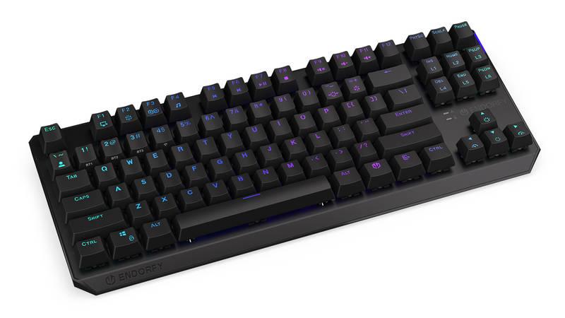 Klávesnice ENDORFY Thock TKL Wireless Black switche, US layout, ARGB černá, Klávesnice, ENDORFY, Thock, TKL, Wireless, Black, switche, US, layout, ARGB, černá