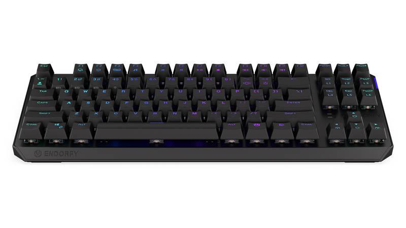 Klávesnice ENDORFY Thock TKL Wireless Black switche, US layout, ARGB černá, Klávesnice, ENDORFY, Thock, TKL, Wireless, Black, switche, US, layout, ARGB, černá