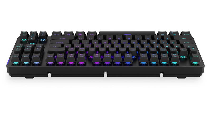 Klávesnice ENDORFY Thock TKL Wireless Black switche, US layout, ARGB černá, Klávesnice, ENDORFY, Thock, TKL, Wireless, Black, switche, US, layout, ARGB, černá