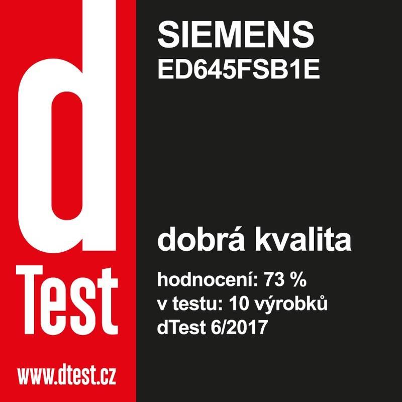 Indukční varná deska Siemens ED645FSB1E černá nerez