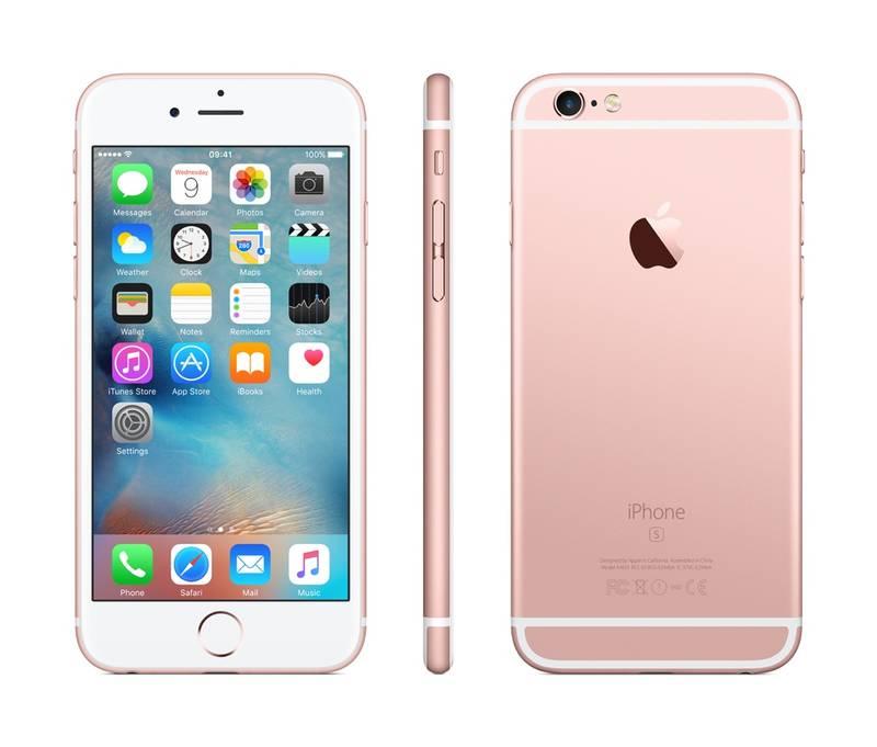 Mobilní telefon Apple iPhone 6s 128GB - Rose Gold, Mobilní, telefon, Apple, iPhone, 6s, 128GB, Rose, Gold