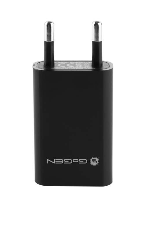 Nabíječka do sítě GoGEN ACH 100, 1x USB, 1A černá, Nabíječka, do, sítě, GoGEN, ACH, 100, 1x, USB, 1A, černá