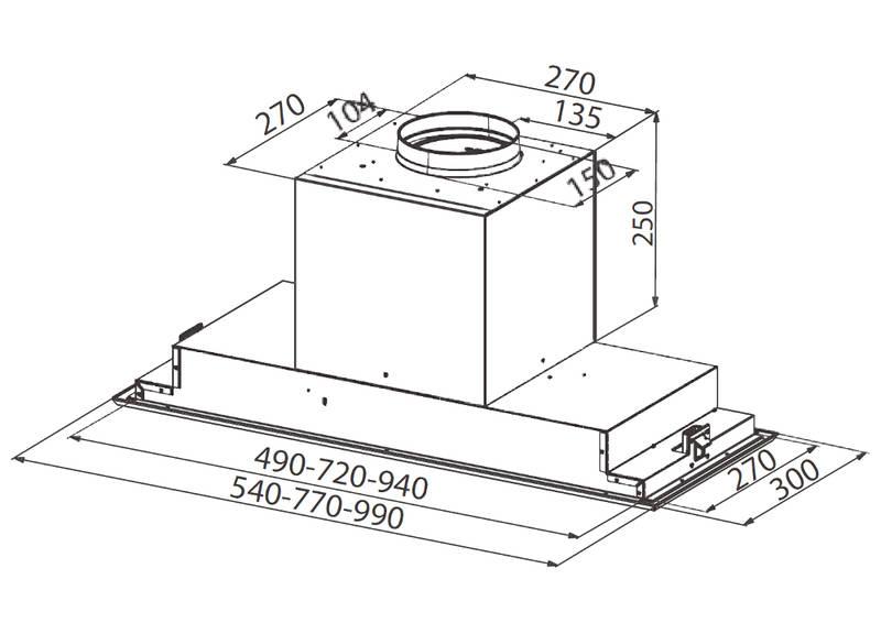 Odsavač par Faber VICTORY 2.0 X A77 nerez, Odsavač, par, Faber, VICTORY, 2.0, X, A77, nerez