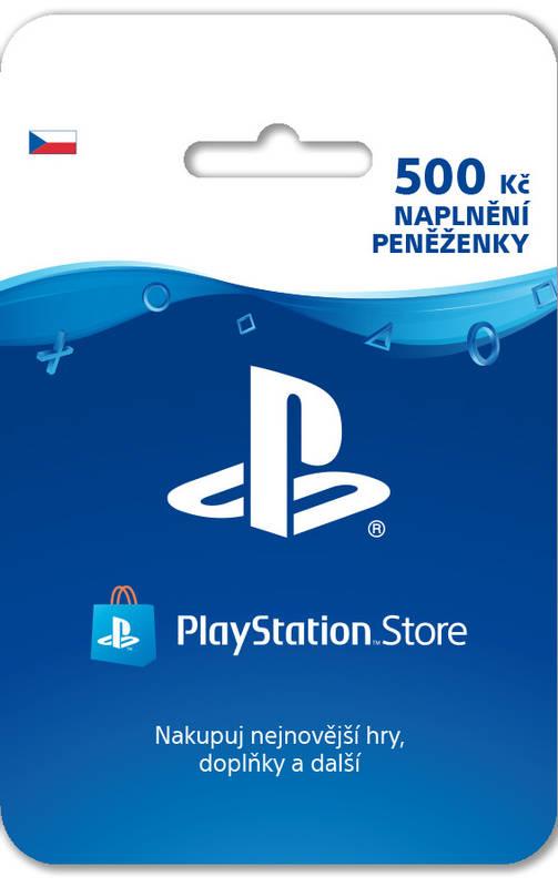 Předplacená karta Sony PlayStation Live Cards 500Kč - pouze pro CZ PS Store