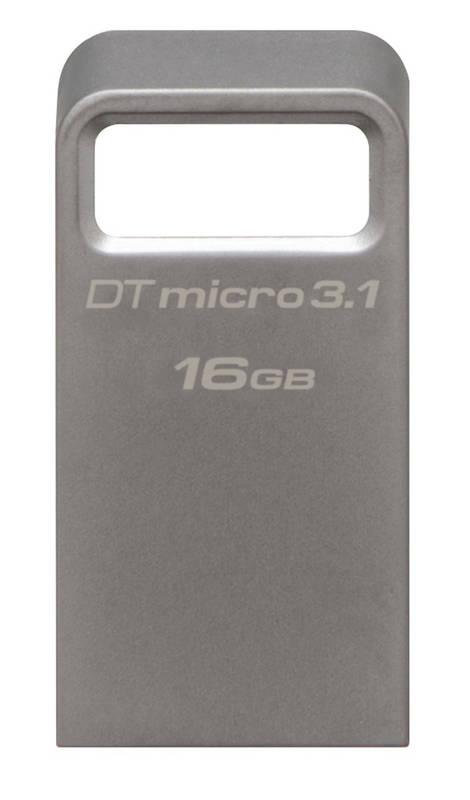 USB Flash Kingston DataTraveler Micro 3.1 16GB kovový