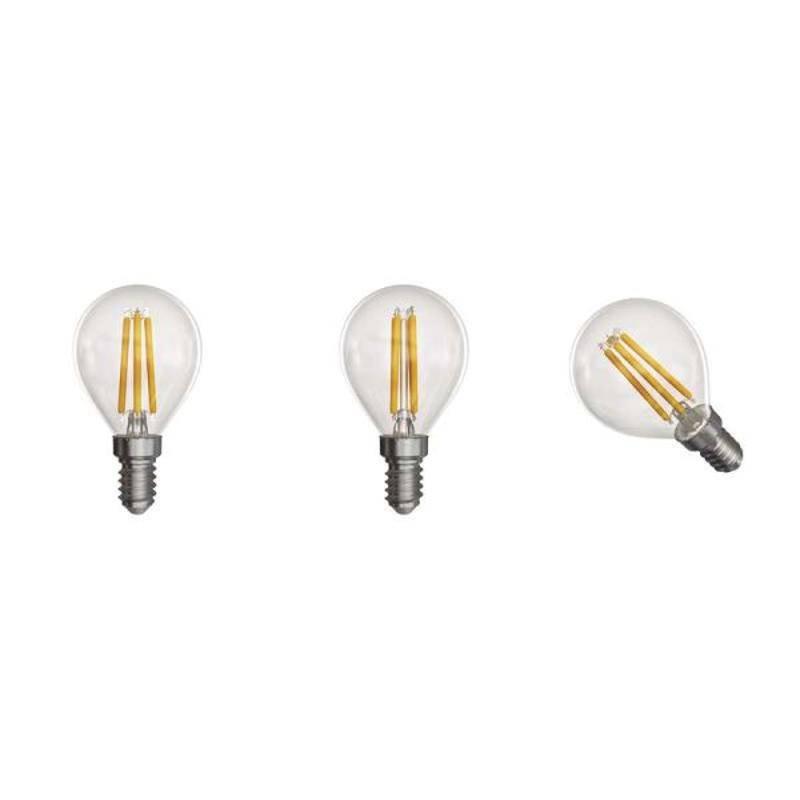 Žárovka LED EMOS Filament Mini Globe, 4W, E14, teplá bílá