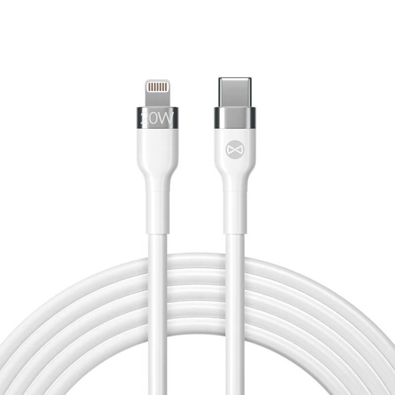 Kabel Forever Flexible USB-C Lightning, 20W, 2m bílý