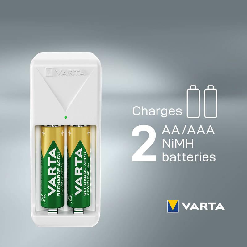 Nabíječka Varta Mini Charger 2 AA 2100 mAh