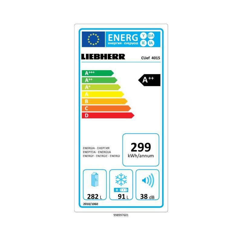 Chladnička s mrazničkou Liebherr Comfort CUef 4015 nerez