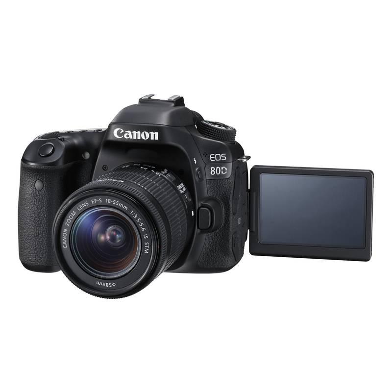 Digitální fotoaparát Canon EOS 80D 18-55 IS STM černý