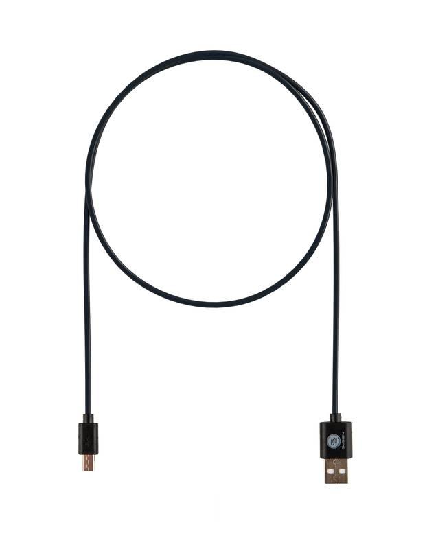 Kabel GoGEN USB micro USB, 0,9m černý, Kabel, GoGEN, USB, micro, USB, 0,9m, černý