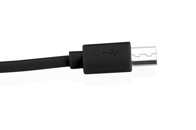 Kabel GoGEN USB micro USB, 2m černý, Kabel, GoGEN, USB, micro, USB, 2m, černý