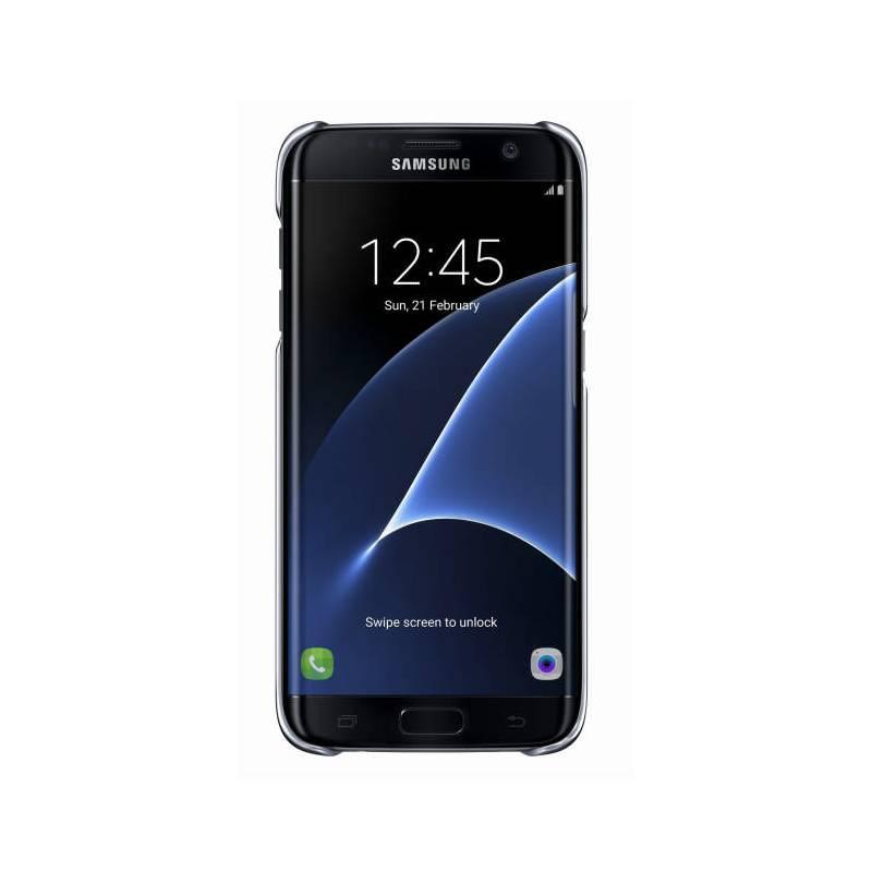 Kryt na mobil Samsung Clear Cover pro Galaxy S7 Edge černý, Kryt, na, mobil, Samsung, Clear, Cover, pro, Galaxy, S7, Edge, černý