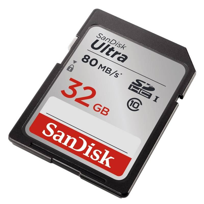 Paměťová karta Sandisk SDHC Ultra 32GB UHS-I U1, Paměťová, karta, Sandisk, SDHC, Ultra, 32GB, UHS-I, U1