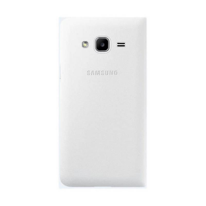Pouzdro na mobil flipové Samsung pro Galaxy J3 2016 bílé