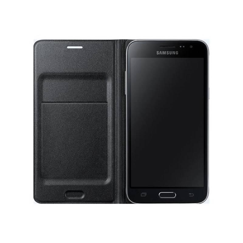 Pouzdro na mobil flipové Samsung pro Galaxy J3 2016 černé