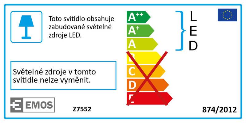 Stolní LED lampička EMOS DEL-1211 stmívatelná, 3W bílá