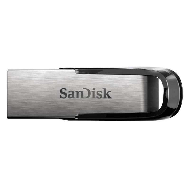 USB Flash Sandisk Ultra Flair 128GB černý stříbrný, USB, Flash, Sandisk, Ultra, Flair, 128GB, černý, stříbrný