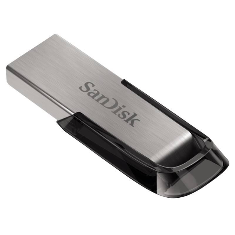 USB Flash Sandisk Ultra Flair 128GB černý stříbrný, USB, Flash, Sandisk, Ultra, Flair, 128GB, černý, stříbrný