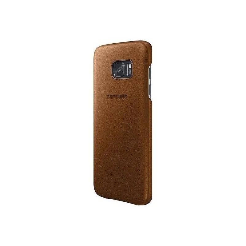 Kryt na mobil Samsung pro Galaxy S7 kožené béžový, Kryt, na, mobil, Samsung, pro, Galaxy, S7, kožené, béžový