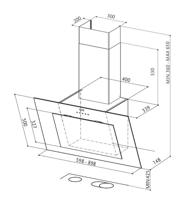 Odsavač par Faber NORTHIA EV8 W X A90 bílý nerez sklo, Odsavač, par, Faber, NORTHIA, EV8, W, X, A90, bílý, nerez, sklo