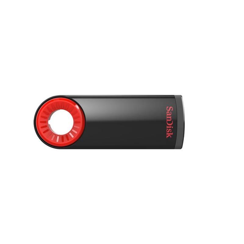 USB Flash Sandisk Cruzer Dial 16 GB černý červený, USB, Flash, Sandisk, Cruzer, Dial, 16, GB, černý, červený