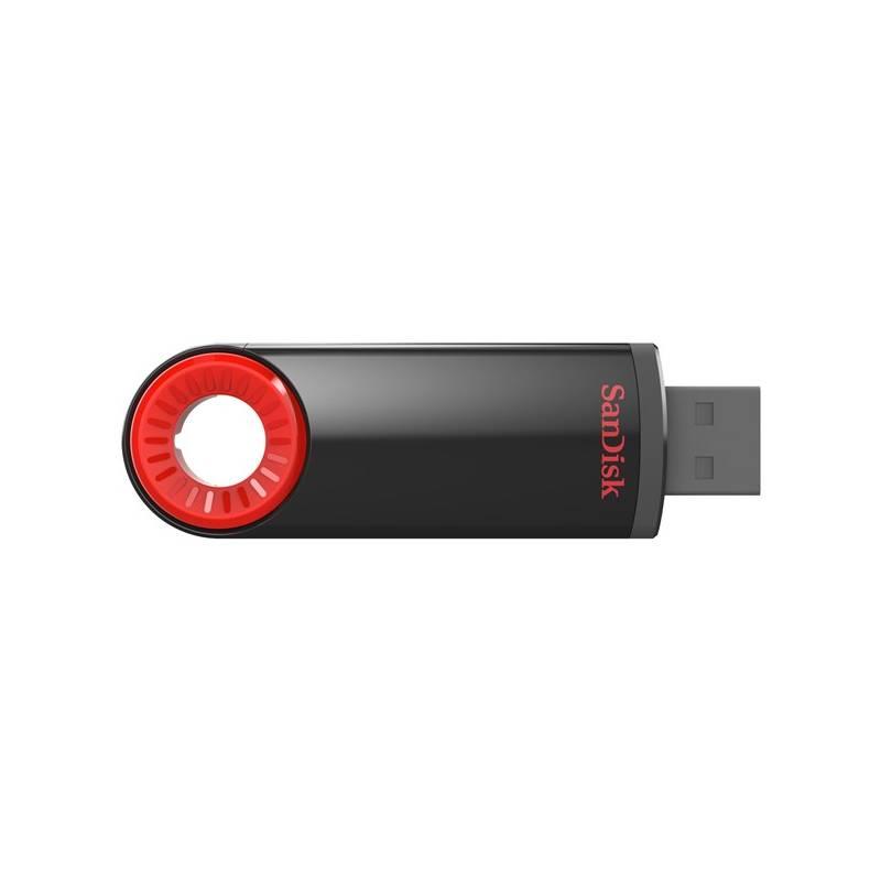 USB Flash Sandisk Cruzer Dial 32 GB černý červený, USB, Flash, Sandisk, Cruzer, Dial, 32, GB, černý, červený