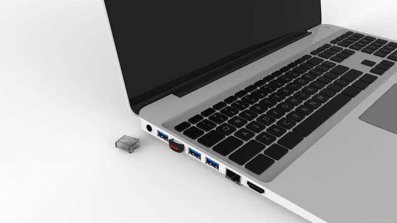 USB Flash Sandisk Cruzer Ultra Fit 16GB stříbrný, USB, Flash, Sandisk, Cruzer, Ultra, Fit, 16GB, stříbrný