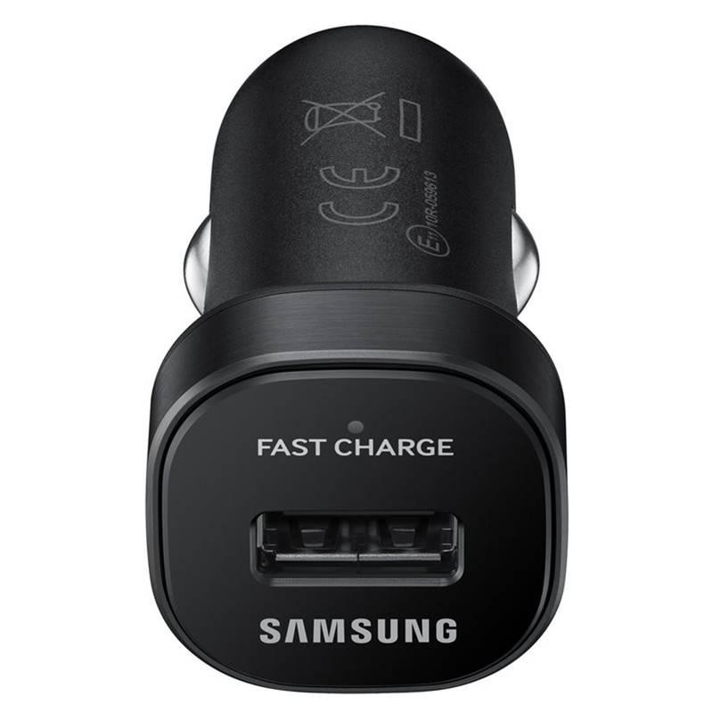 Adaptér do auta Samsung EP-LN930C, 1x USB, 2A, s funkcí rychlonabíjení USB-C kabel černý