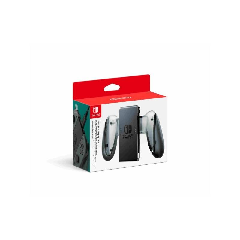 Držák Nintendo Joy-Con Charging Grip šedý