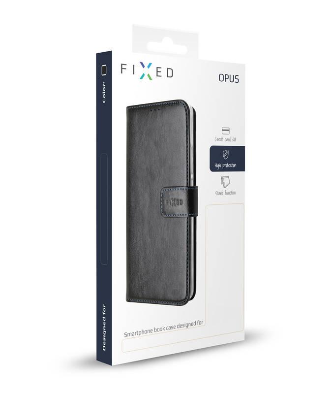 Pouzdro na mobil flipové FIXED Opus pro Samsung Galaxy J3 černé