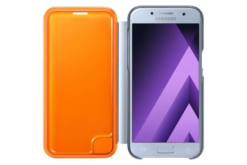 Pouzdro na mobil flipové Samsung Neon flip pro Galaxy A3 2017 modré, Pouzdro, na, mobil, flipové, Samsung, Neon, flip, pro, Galaxy, A3, 2017, modré