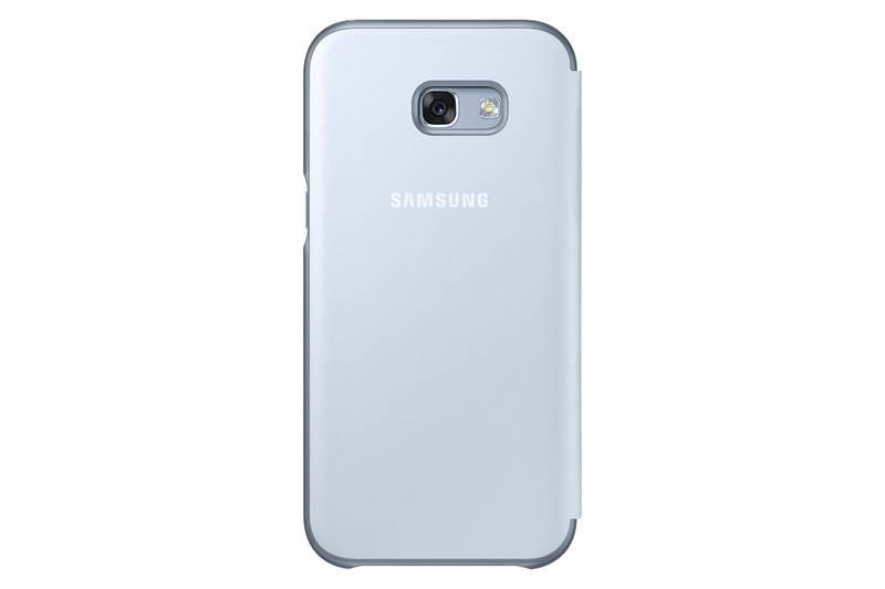 Pouzdro na mobil flipové Samsung Neon flip pro Galaxy A5 2017 modré