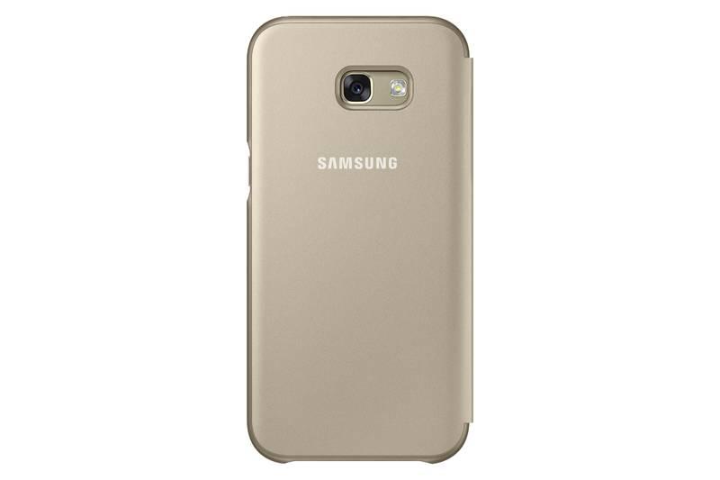 Pouzdro na mobil flipové Samsung Neon flip pro Galaxy A5 2017 zlaté, Pouzdro, na, mobil, flipové, Samsung, Neon, flip, pro, Galaxy, A5, 2017, zlaté