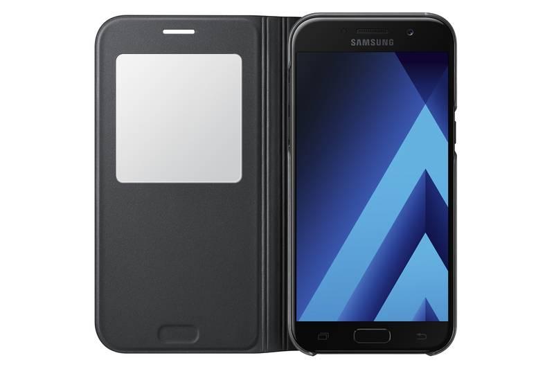 Pouzdro na mobil flipové Samsung S-View pro Galaxy A5 2017 černé, Pouzdro, na, mobil, flipové, Samsung, S-View, pro, Galaxy, A5, 2017, černé