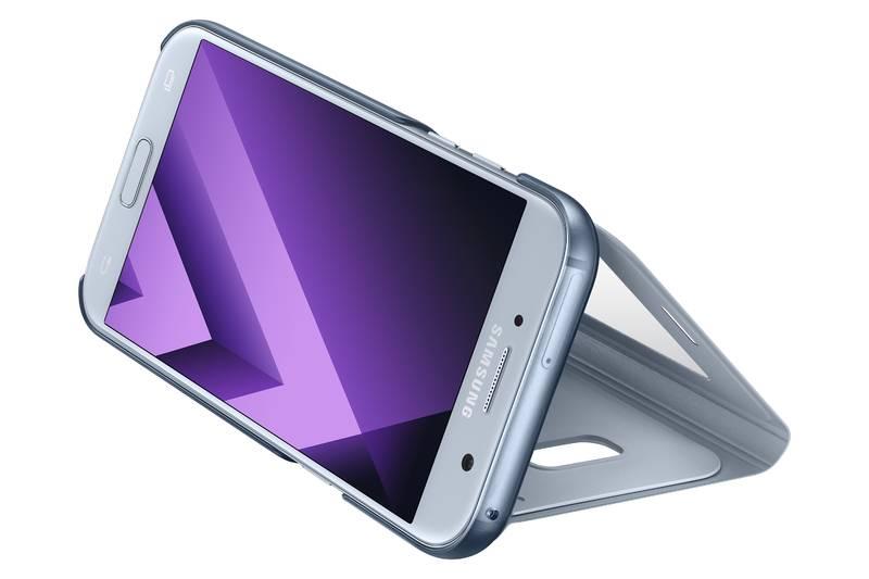 Pouzdro na mobil flipové Samsung S-View pro Galaxy A5 2017 modré