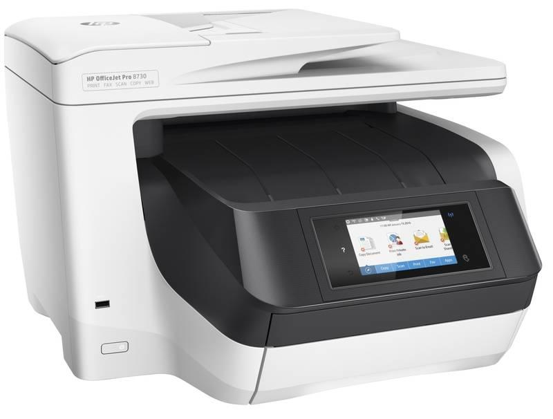 Tiskárna multifunkční HP Officejet Pro 8730 bílá, Tiskárna, multifunkční, HP, Officejet, Pro, 8730, bílá