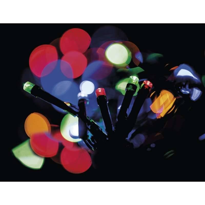 Vánoční osvětlení EMOS 180 LED, 18m, řetěz, vícebarevná, časovač, i venkovní použití, Vánoční, osvětlení, EMOS, 180, LED, 18m, řetěz, vícebarevná, časovač, i, venkovní, použití