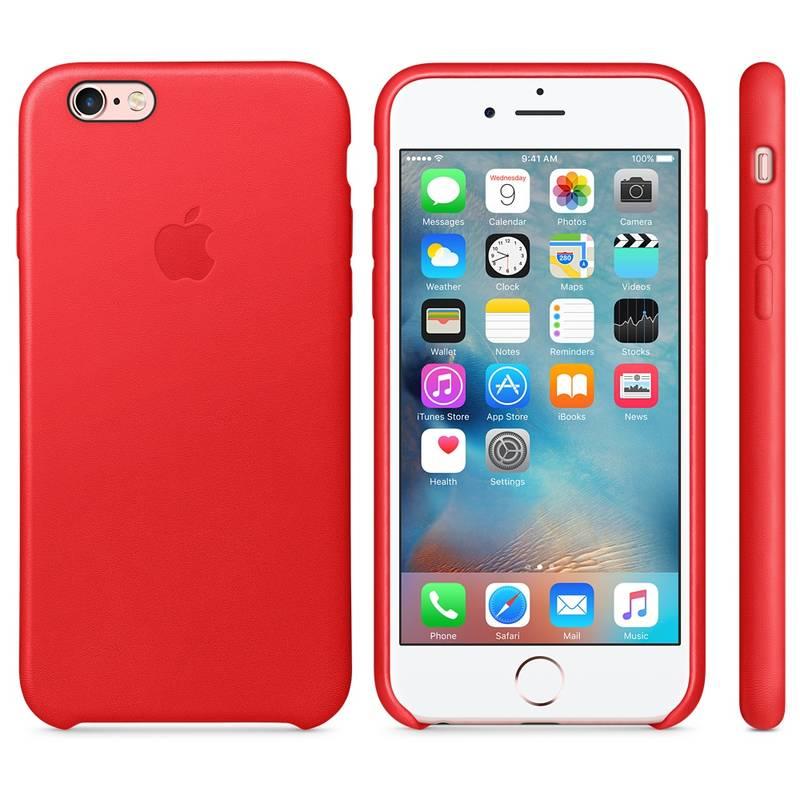 Kryt na mobil Apple Leather Case pro iPhone 6 6s RED™ červený, Kryt, na, mobil, Apple, Leather, Case, pro, iPhone, 6, 6s, RED™, červený