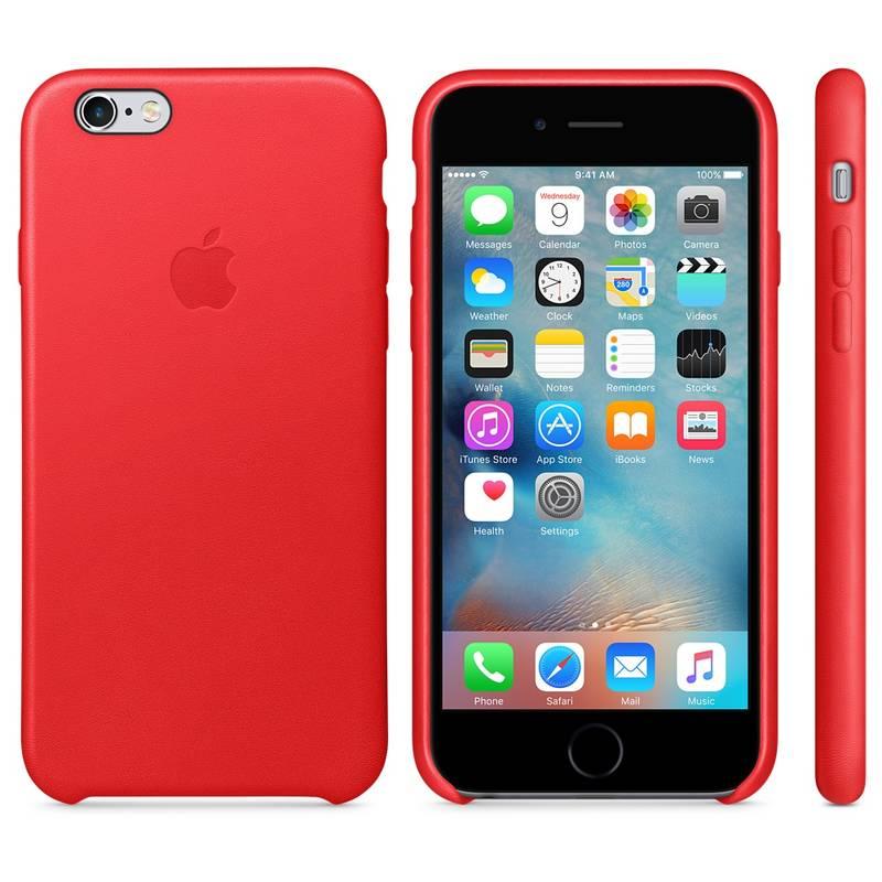 Kryt na mobil Apple Leather Case pro iPhone 6 6s RED™ červený, Kryt, na, mobil, Apple, Leather, Case, pro, iPhone, 6, 6s, RED™, červený