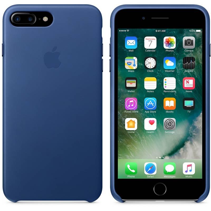 Kryt na mobil Apple Leather Case pro iPhone 8 Plus 7 Plus - safírový, Kryt, na, mobil, Apple, Leather, Case, pro, iPhone, 8, Plus, 7, Plus, safírový