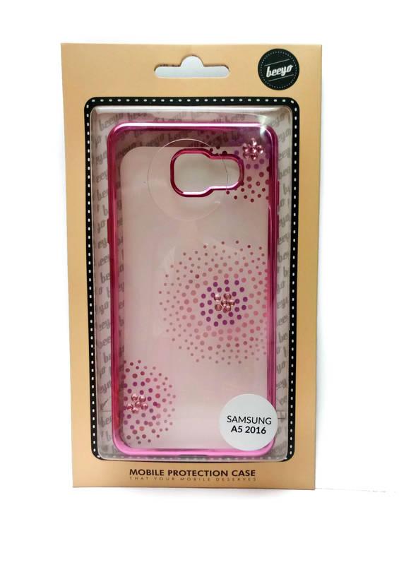 Kryt na mobil Beeyo Flower Dots pro Samsung Galaxy A5 růžový