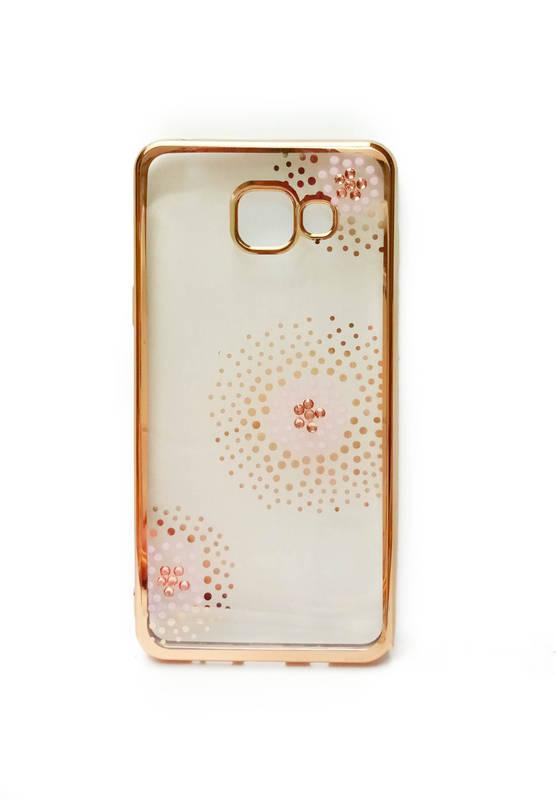 Kryt na mobil Beeyo Flower Dots pro Samsung Galaxy A5 zlatý