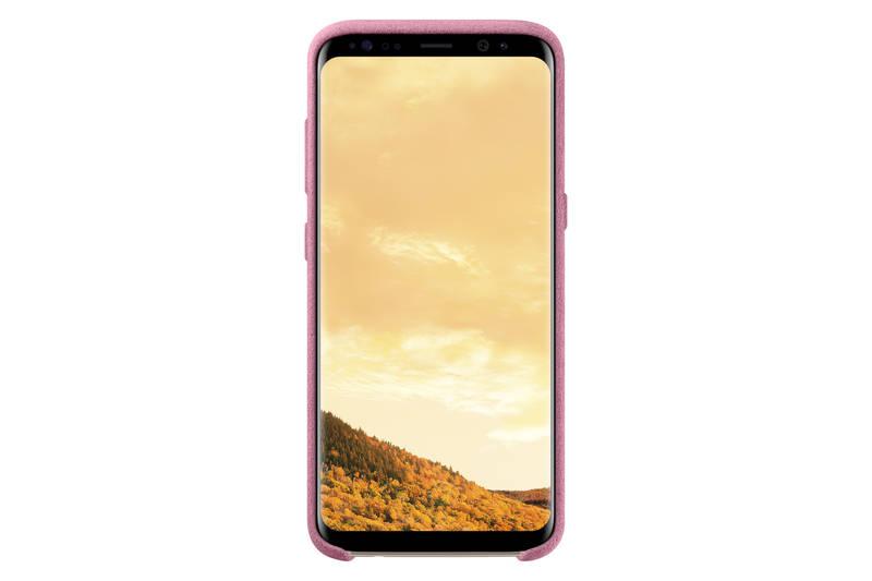 Kryt na mobil Samsung Alcantara pro Galaxy S8 růžový, Kryt, na, mobil, Samsung, Alcantara, pro, Galaxy, S8, růžový